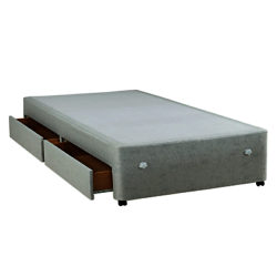 Silentnight Sprung Edge 2 Drawer Divan Storage Bed, Single